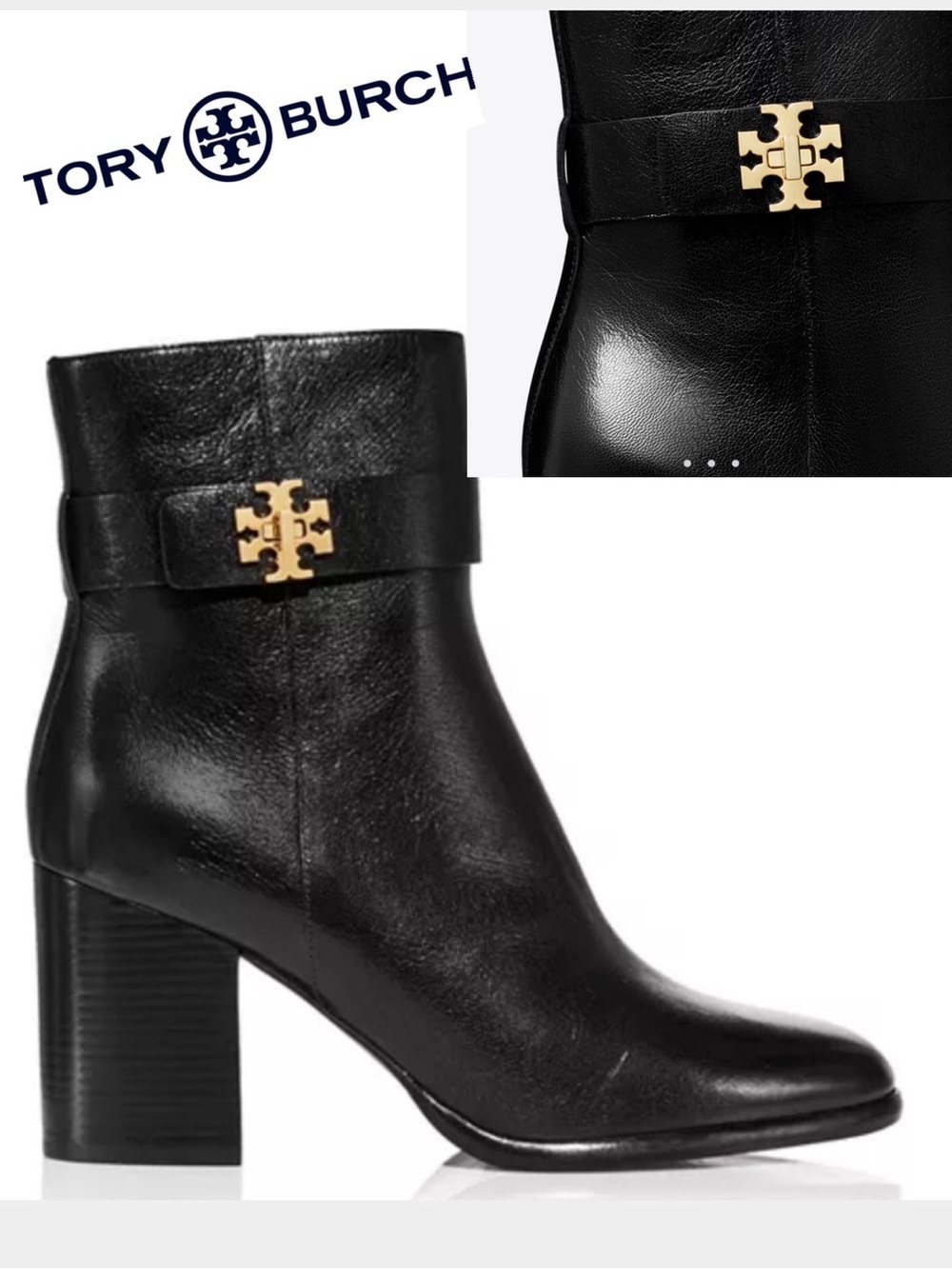 Tory Burch Women's T Lock High Heel Ankle Boots